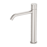 Zen Ss316L Tall Basin Nero Mixer Handless Brushed Nickel